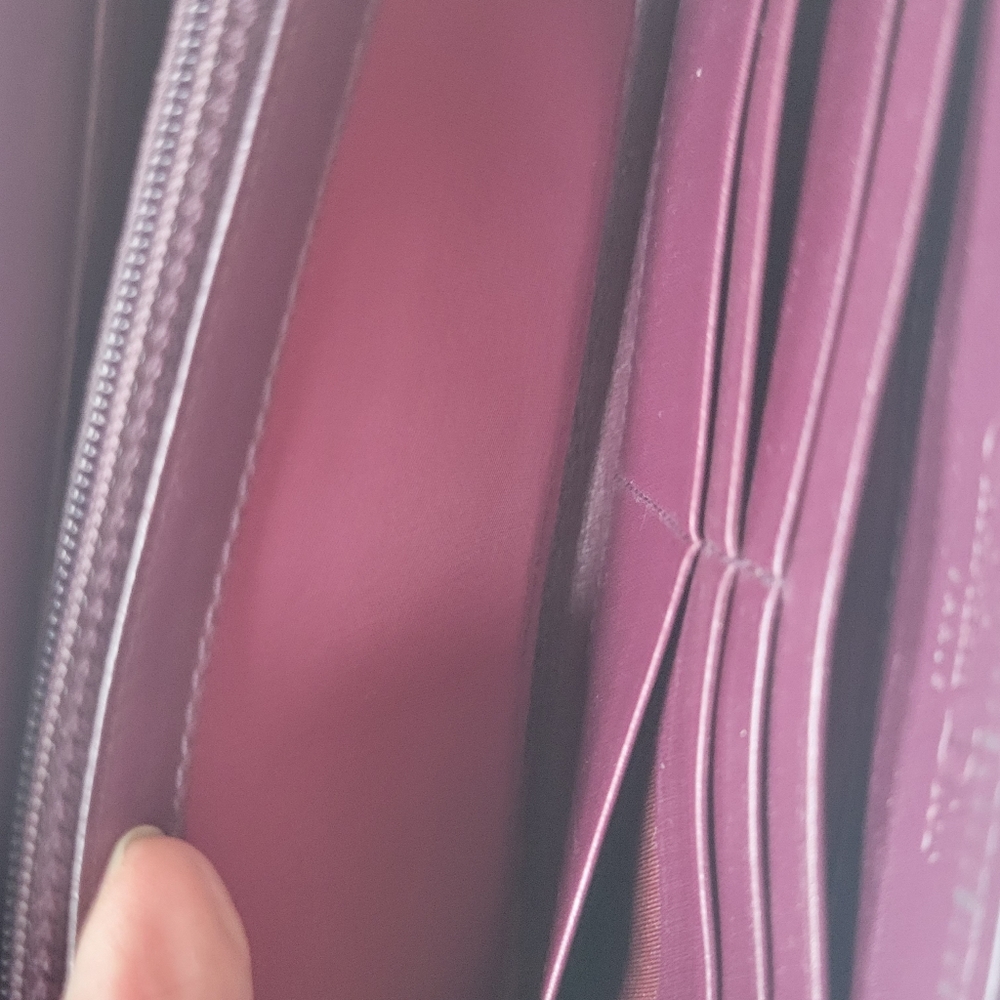 Dior Zippy purple long wallet - Picture 13 of 16